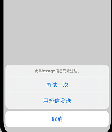 合水apple维修iPhone上无法正常发送iMessage信息