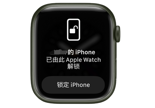 合水苹果手机维修分享用 AppleWatch 解锁配备面容 ID 的 iPhone方法 